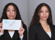 A headshot client who thinks she is not photogenic before and after