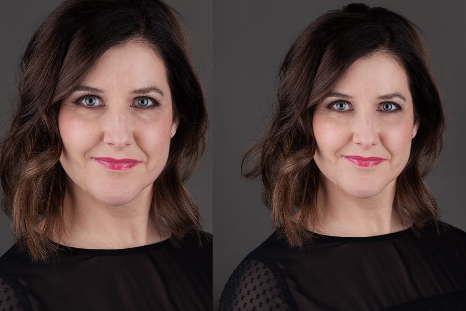 What about makeup for my headshot session showing examples of make up