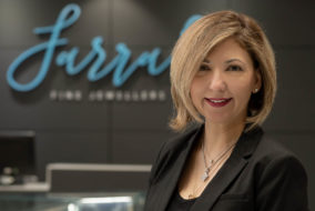 environmental headshots of jewellery store owner in Ottawa